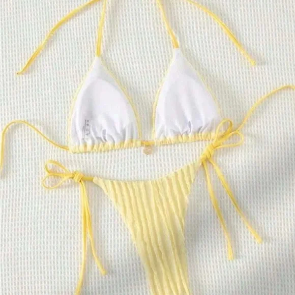 Yellow Bikini Set - Picture 2 of 6